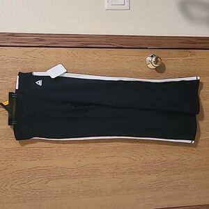 NWT Girls L (10/12) Reebok Flare Black Legging